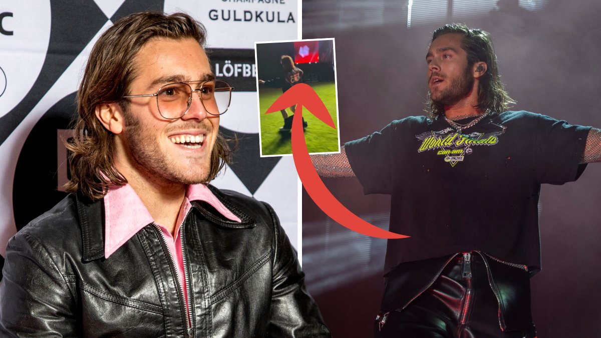 Benjamin Ingrosso springer utan kläder