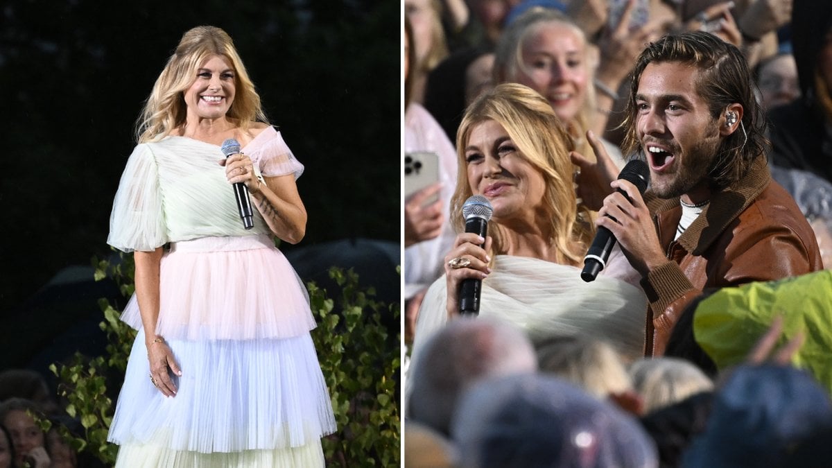 Pernilla Wahlgren i chock – Benjamin Ingrosso överraskade under sista 'Allsång på Skansen'