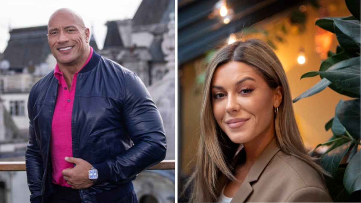 Bianca Ingrossos talkshow gästas av Hollywood-stjärnan The Rock