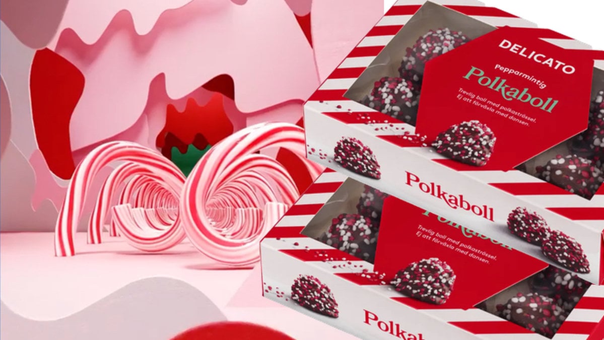 Polkaboll från Delicato