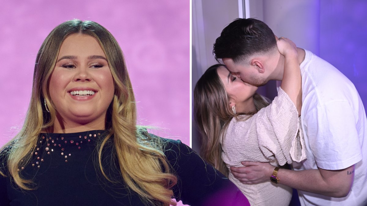 Lisa Ajax och pojkvännen Max väntar en dotter