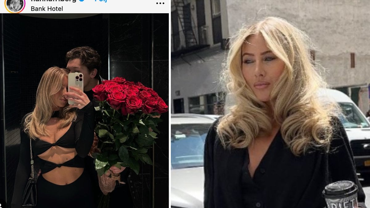 Hanna Friberg dementerar ryktena som exet sprider