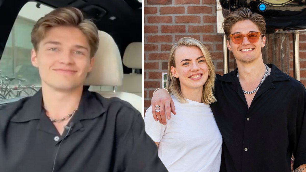 Filip Lamprecht och Linn Hegdal har varit ett par i snart 2 år