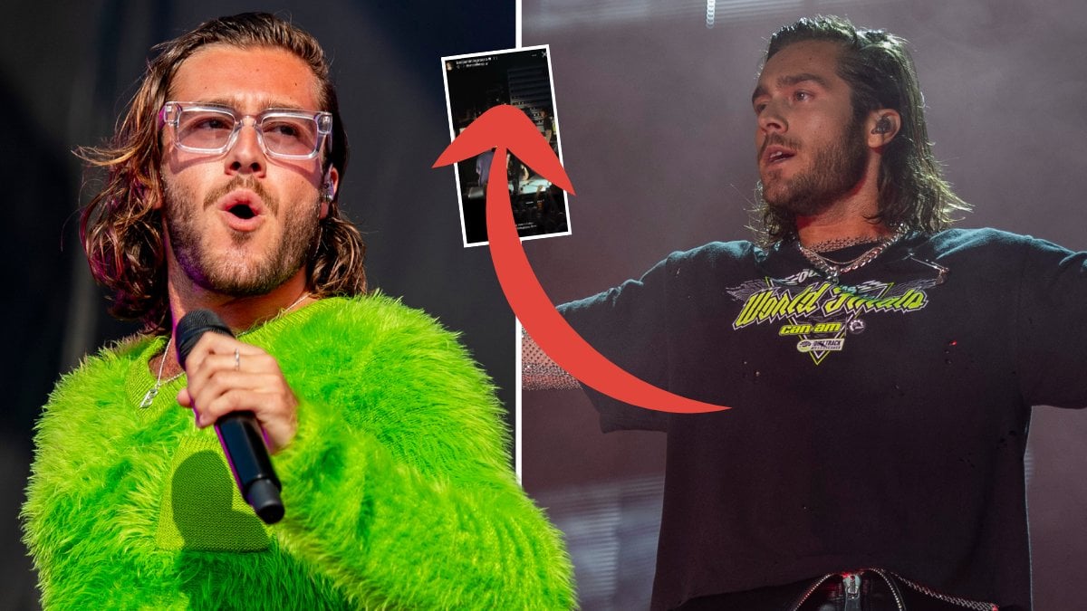 Oväntade händelsen på Benjamin Ingrossos konsert
