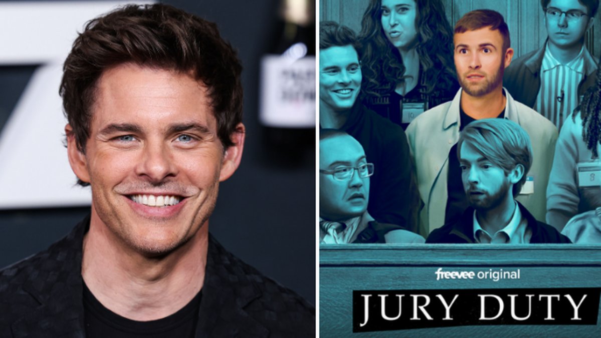 James Marsden och Ronald Gladden i Jury Duty.