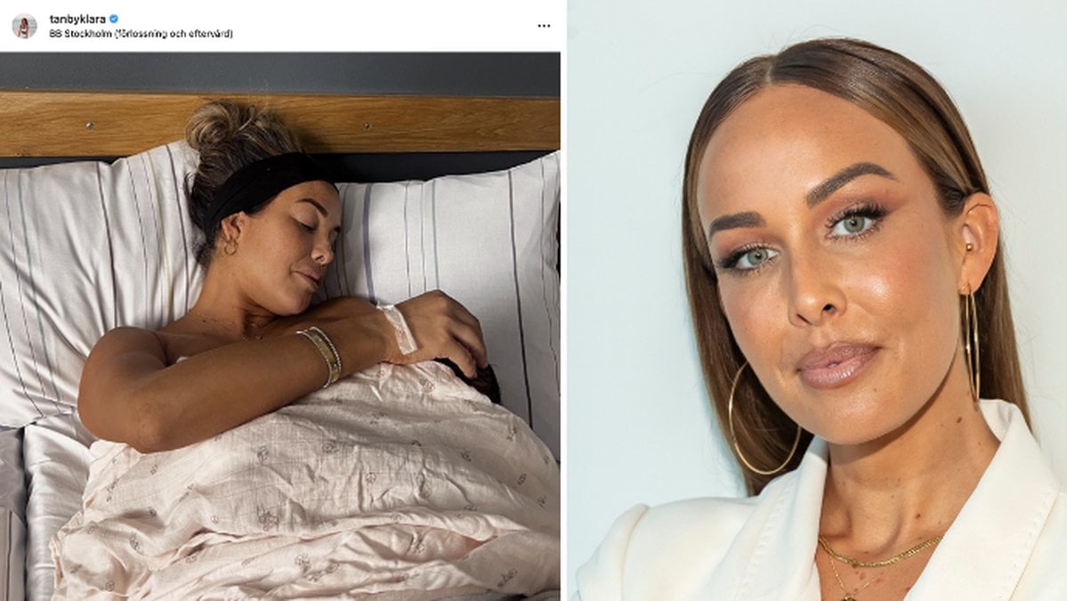 Klara Elvgren och dottern Ivy Rose. 