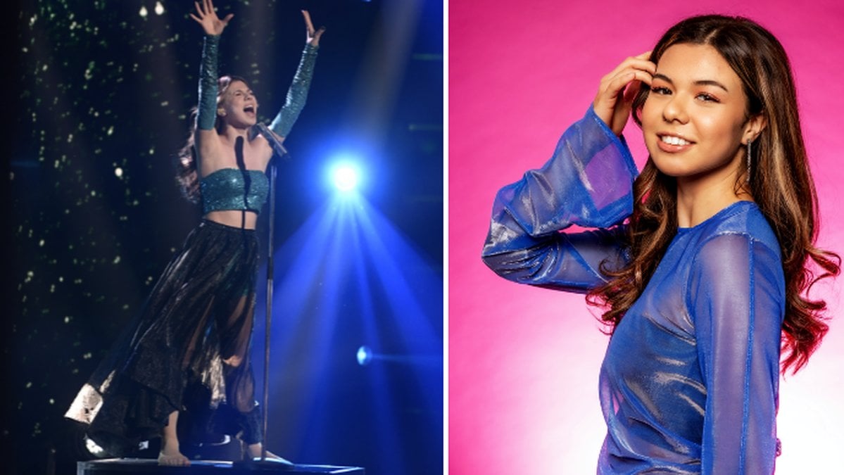Kiana Blanckert tävlar i Melodifestivalen 2023. 