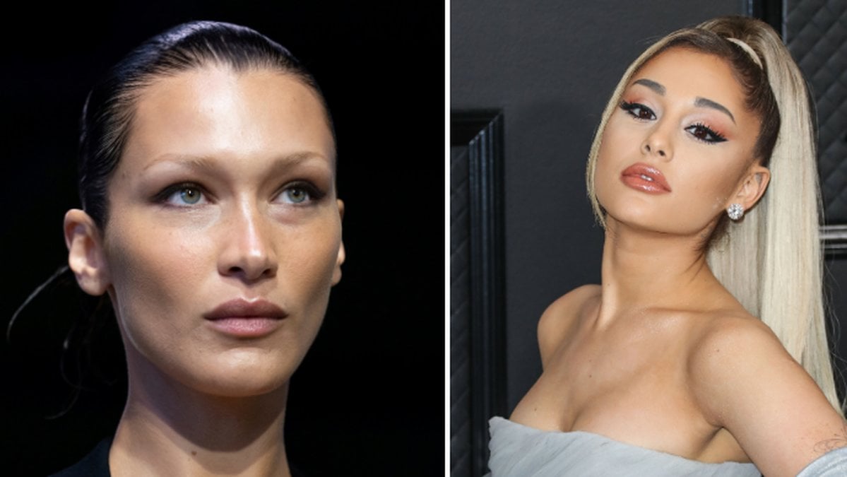Bella Hadid och Ariana Grande.