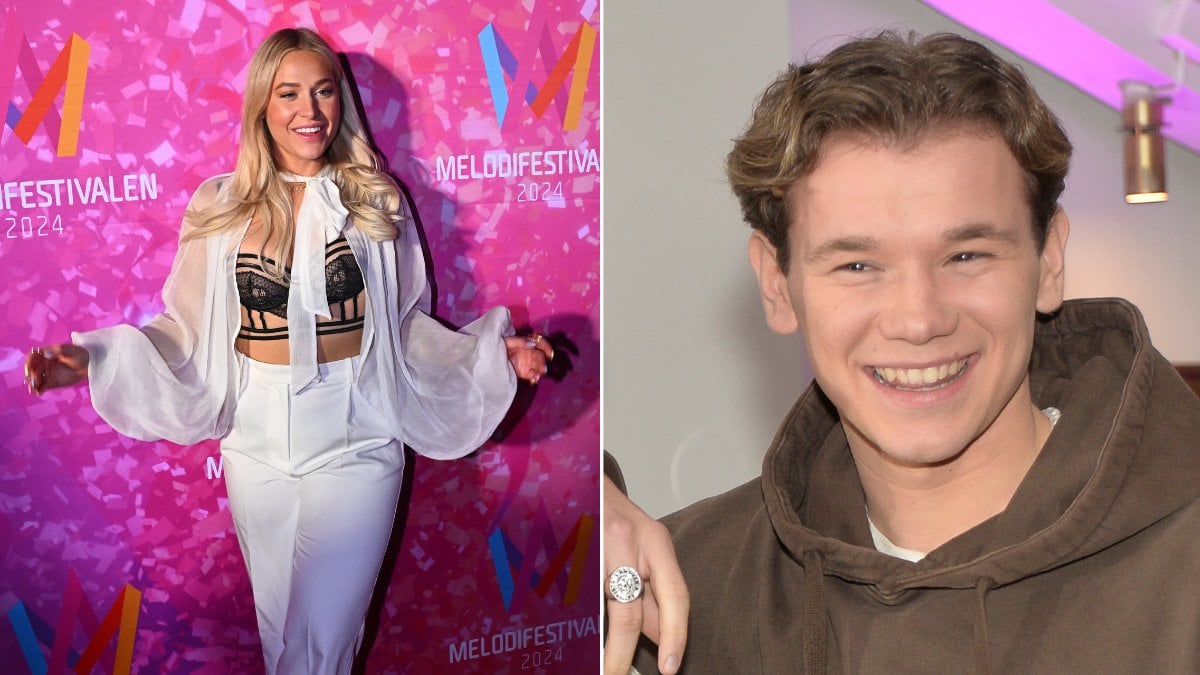 Klara Hammarström och Martinus Gunnarsens flirt på Mello-efterfesten