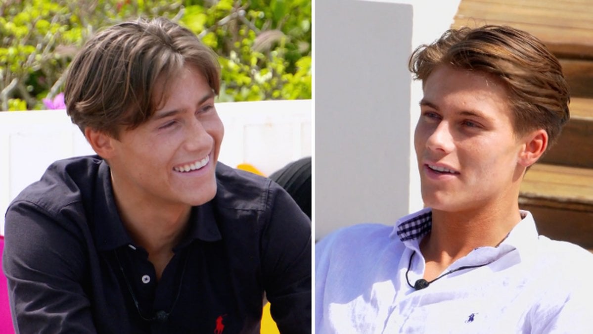 Tvillingarna Michel och Manuel Bergman i Love island Sverige 2023.