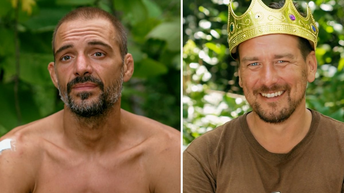Erik Wahrolen och Dennis Boelius fick välja nya lag i Robinson 2023. 