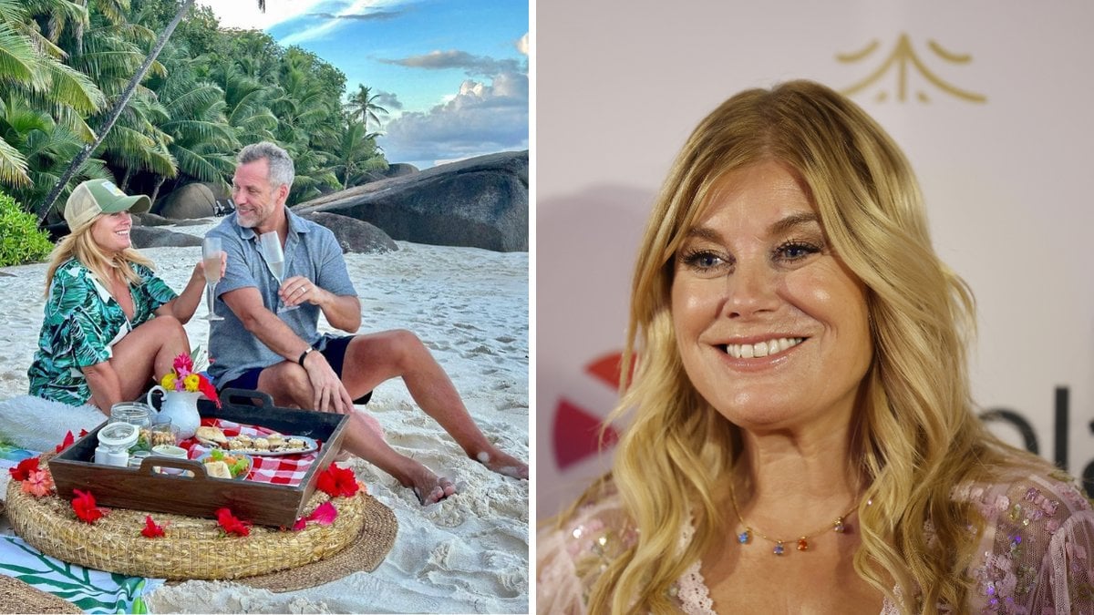 Glädjebeskedet: Pernilla Wahlgren och Christian Bauer har gift sig 