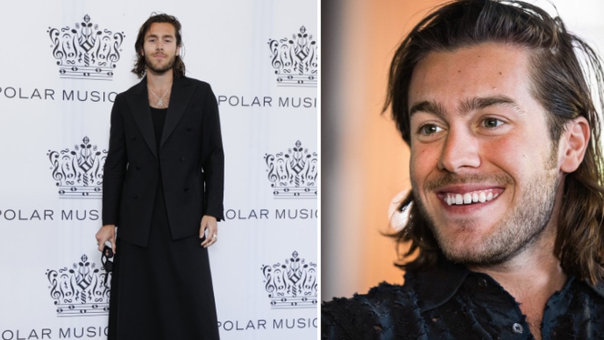 Benjamin Ingrosso tokhyllas efter sitt framträdande på Polarpriset. 