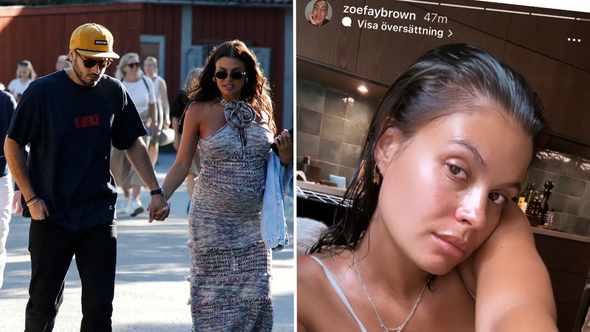Oliver Ingrosso och flickvännen Zoe-Fay Brown. 