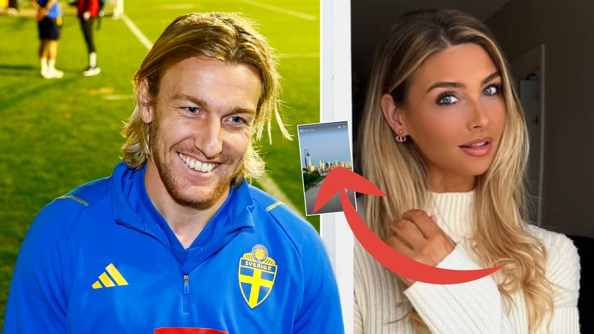 Emil Forsbergs kärlekslycka med nya flickvännen