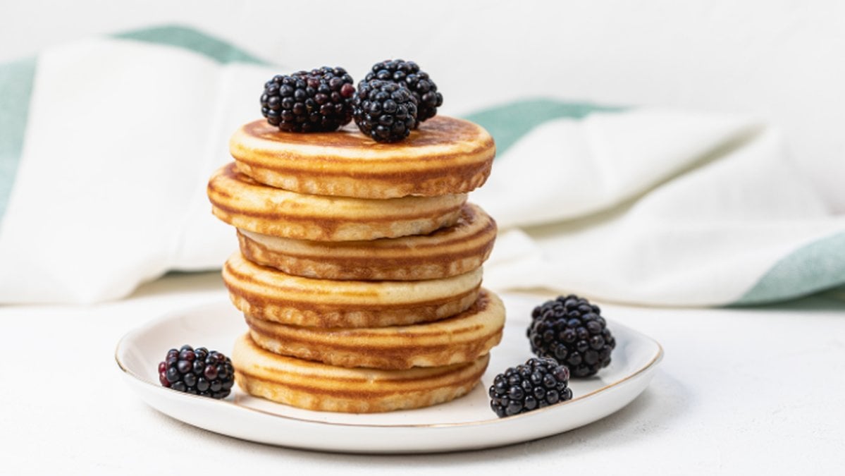 Bananpannkaka med och utan ägg