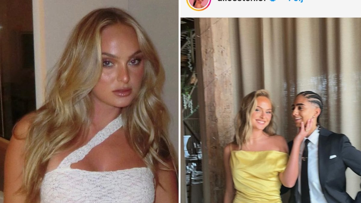Alice Stenlöf och flickvännen Amani Smith