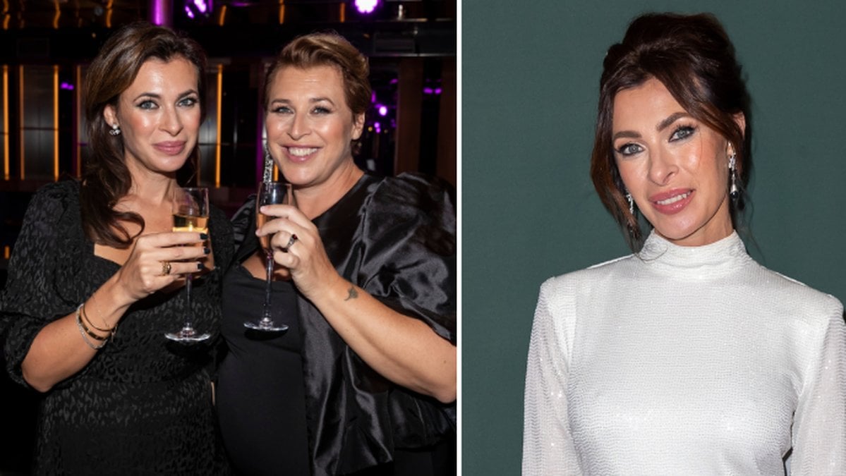 Amanda Schulman och Hannah Widell visar upp bilder från möhippan: Grundlurad