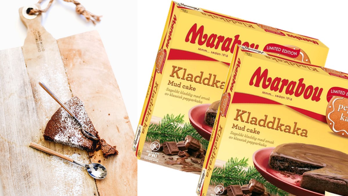Kladdkaka med smak av pepparkaka