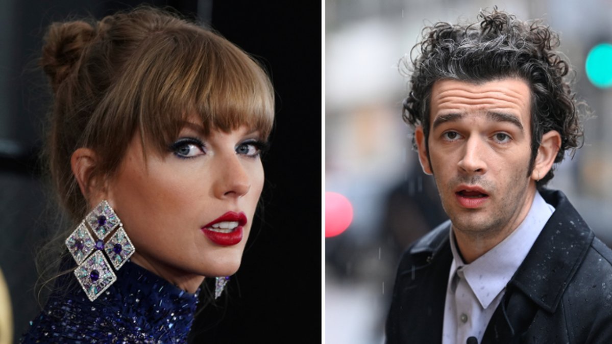 Taylor Swift och Matty Healy. 