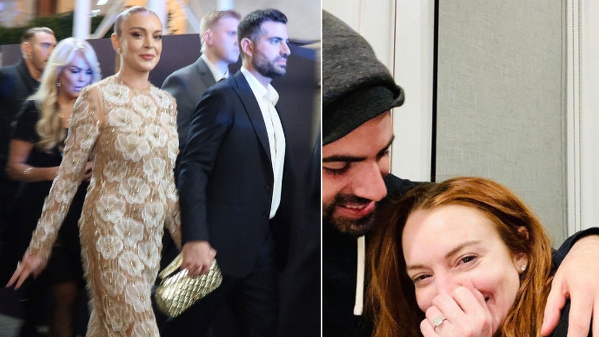 Lindsay Lohan väntar sitt första barn med maken