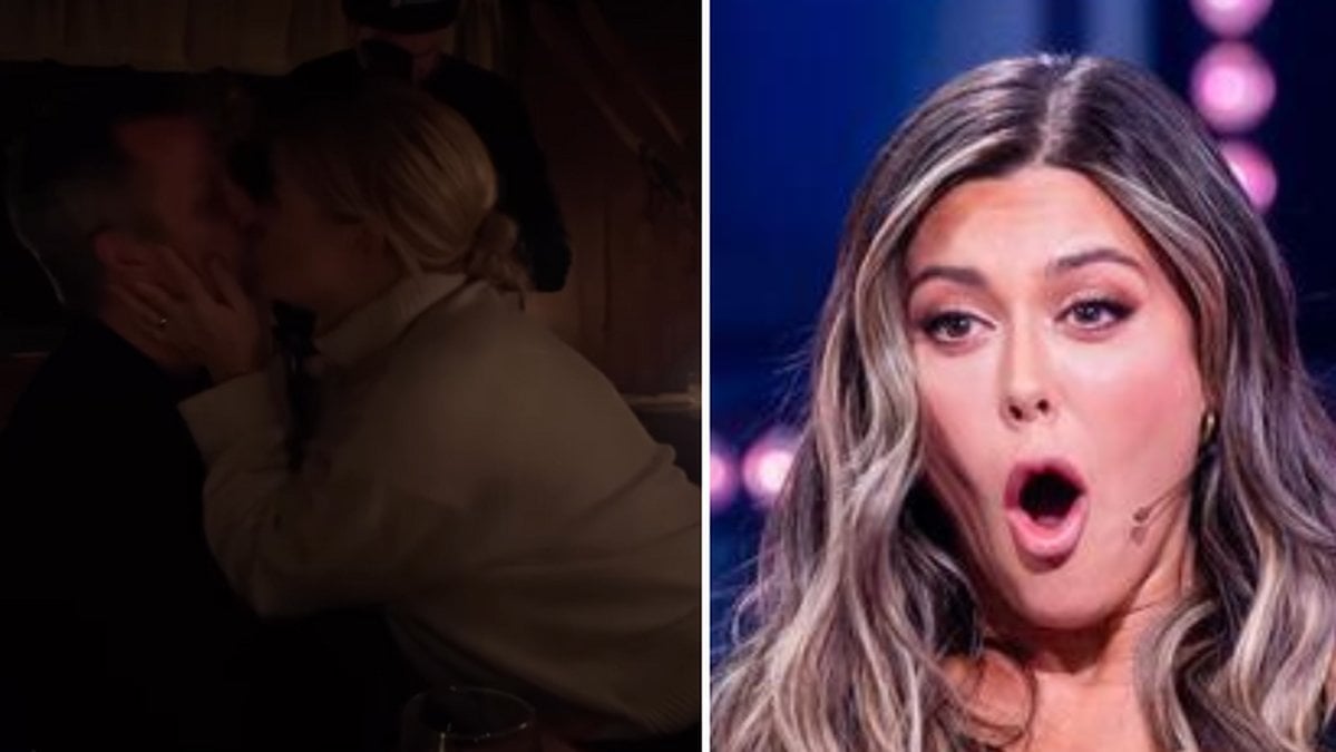 Tvådelad bild på Christian Bauer, Pernilla Wahlgren och Bianca Ingrosso.
