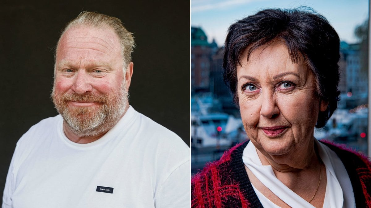 Claes Malmberg och Babben Larsson medverkar i Netflix-filmen Love fårever har premiär under 2024.