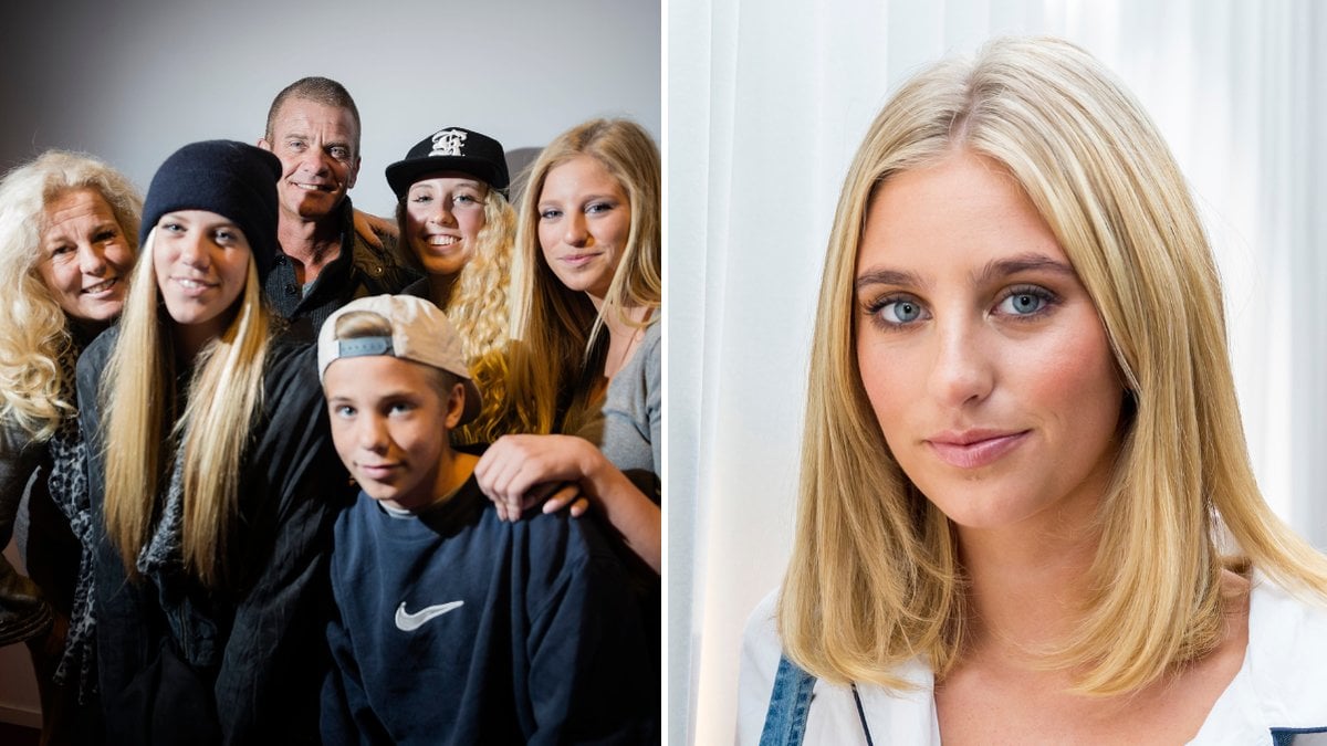 Familjen Parnevik och Penny Parnevik.