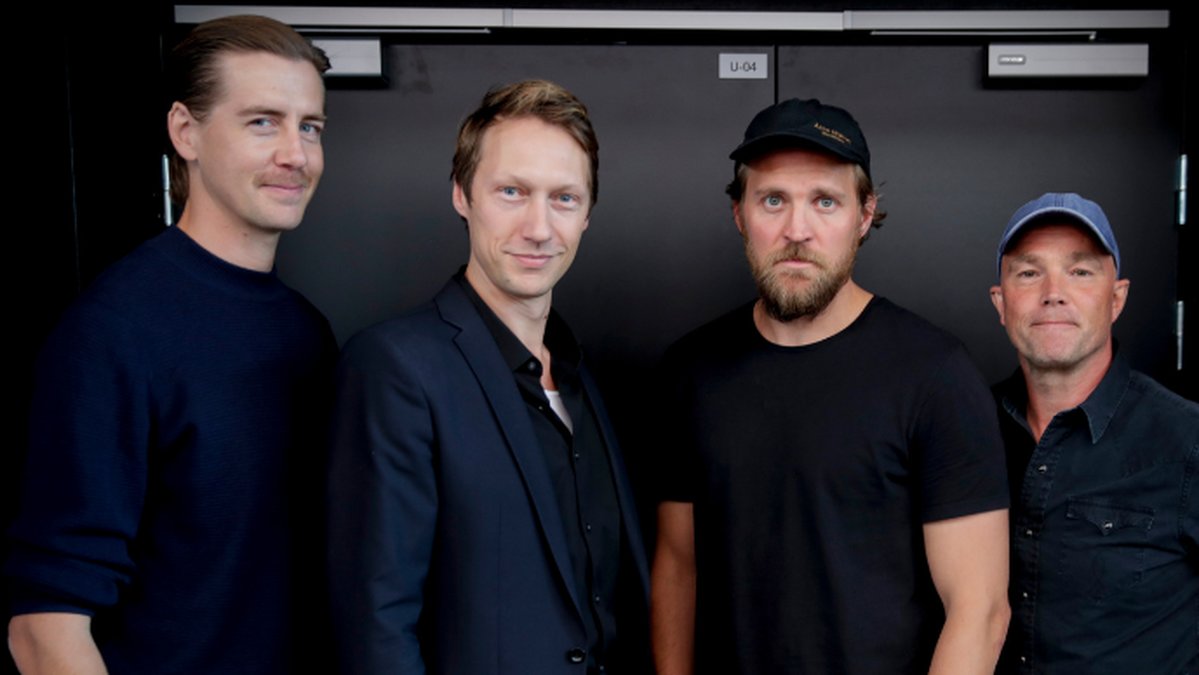 Pål Sverre Hage, Tobias Santelmann, Jon Øigarden och Simon J. Berger från Exit. 