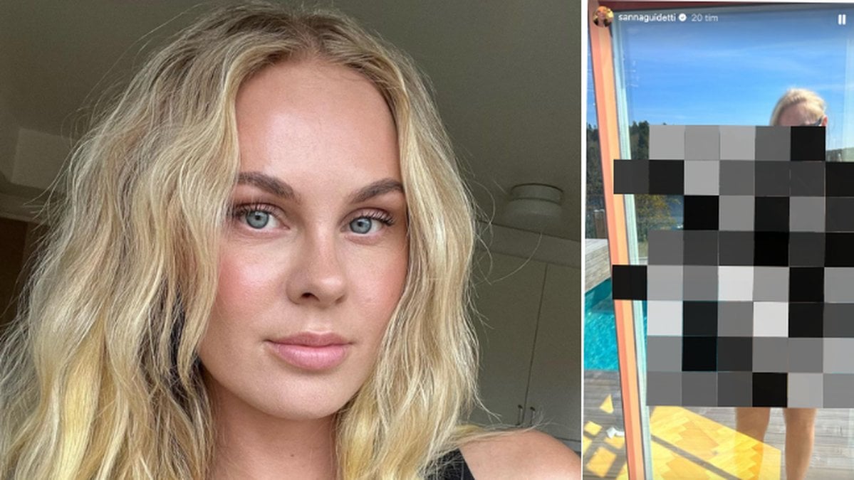 Sanna Guidetti slår tillbaka mot utseendekommentarerna efter bikinibilden: Sluta zooma in