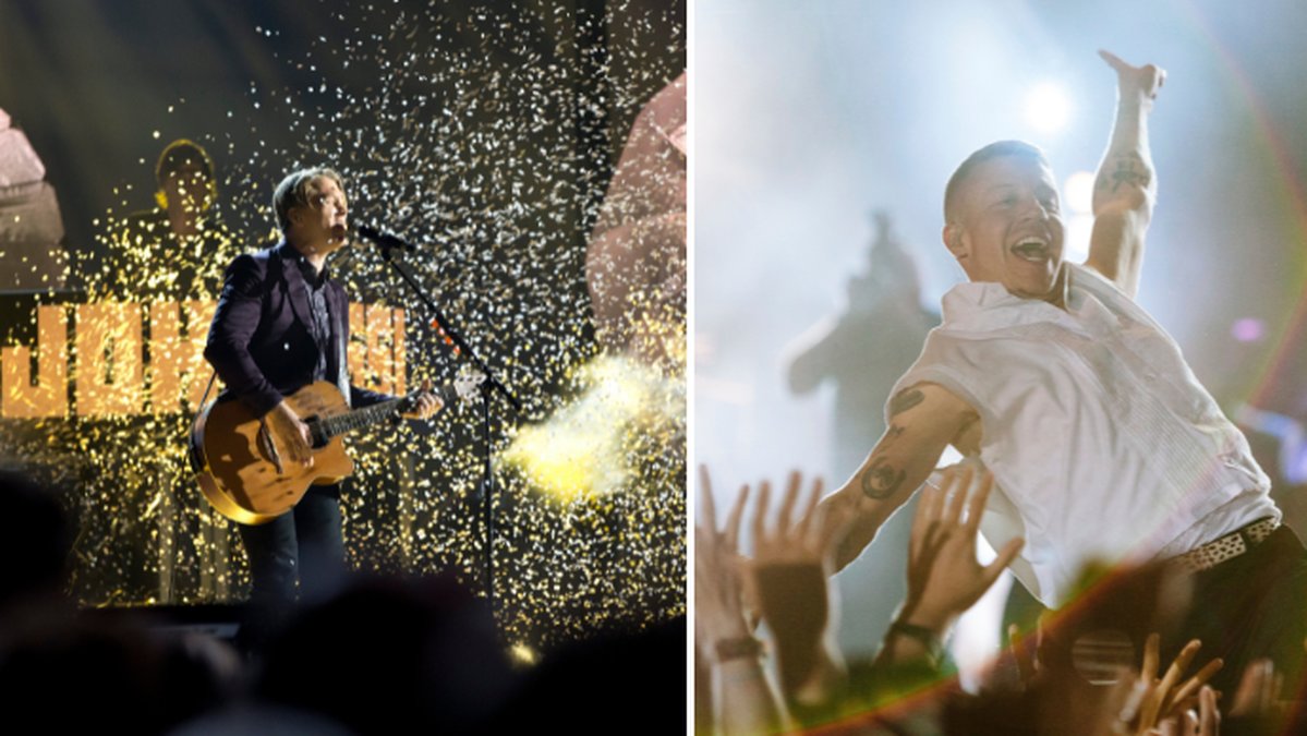 Johnossi och Macklemore spelar på Gröna Lund 2023.