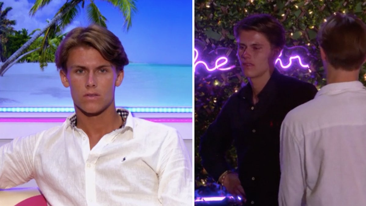 Manuel och Michel Bergman i Love island Sverige 2023. 