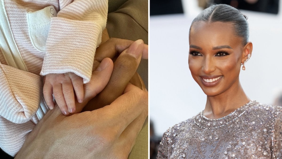 Jasmine Tookes och Juan David Borrero har blivit föräldrar till en dotter.