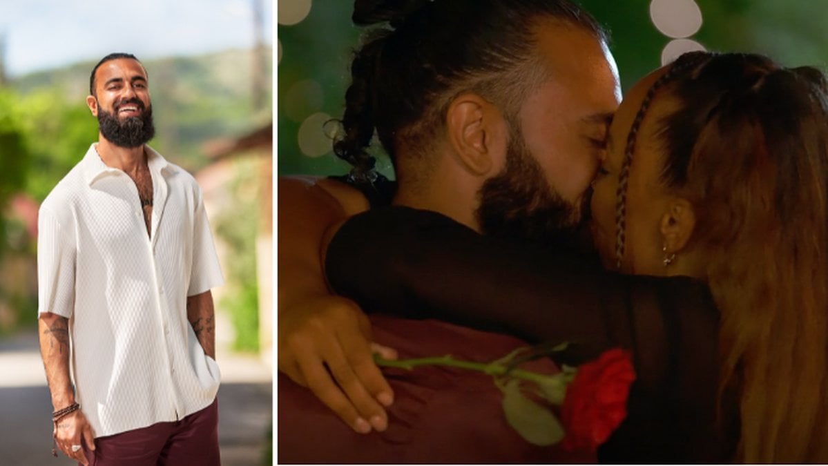 Tvådelad bild. Sia Hatami och Isa Jallow i Bachelor 2022. 