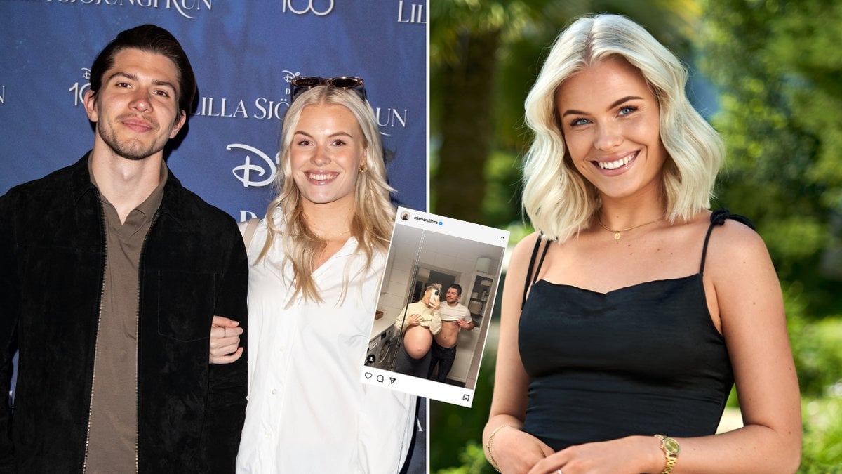 Bachelor-Sebastian och Ida Nordfors har fått sitt första barn 