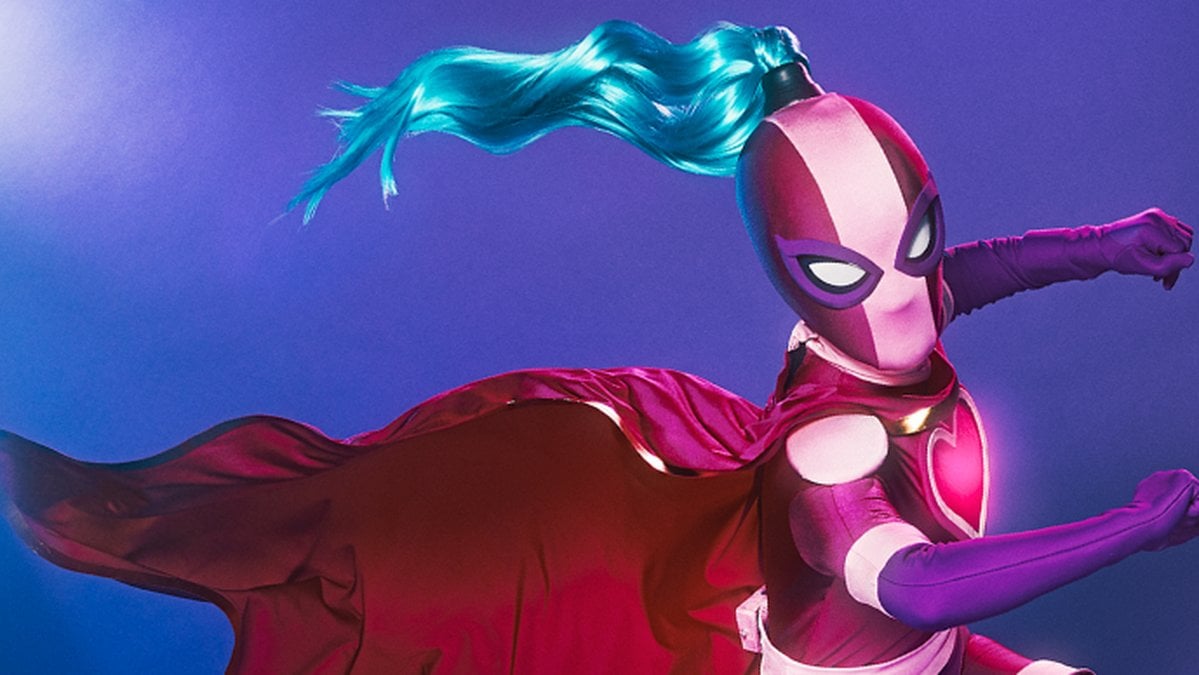 Superhjälten i Masked Singer Sverige 2023. 