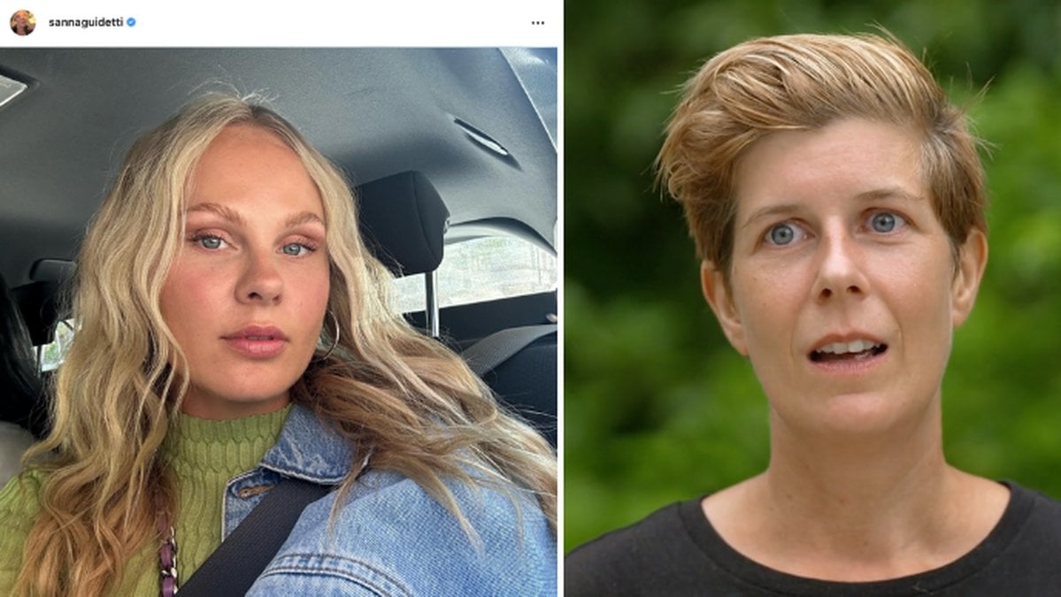 Sanna Guidetti och Robinson-deltagaren Elin Ambrosiani.