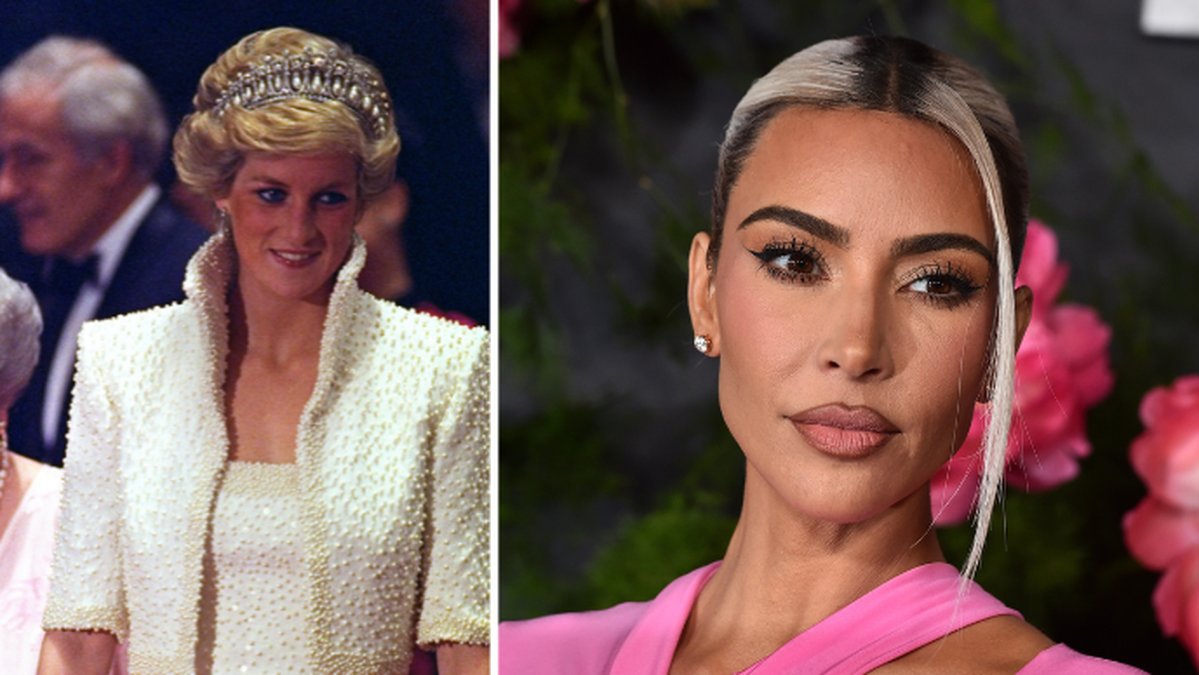 Kim Kardashian har köpt ett halsband som burits av Prinsessan Diana.