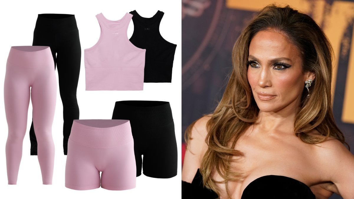 Jennifer Lopez frontar nya kollektionen från svenska träningsmärket AIM'N  