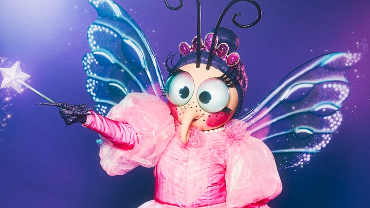 Fjärilsfen i Masked Singer Sverige 2023. 