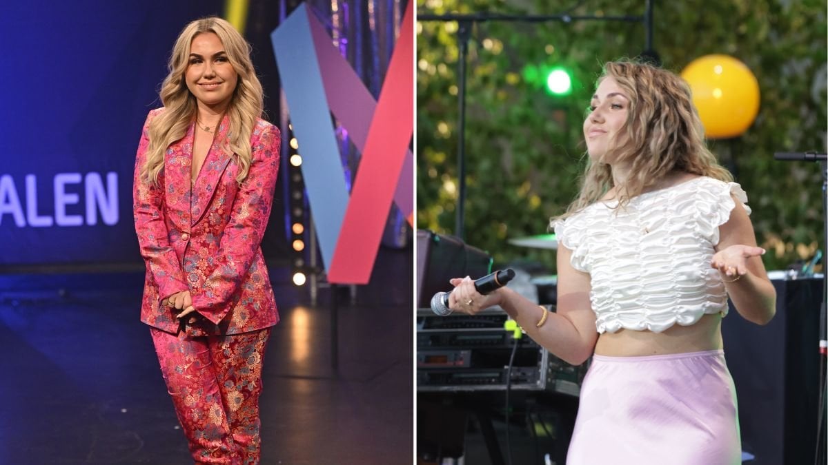 Lia Larsson medverkar i Melodifestivalen 2024.