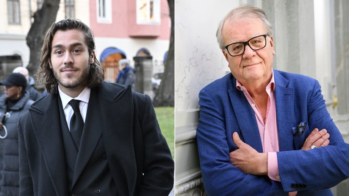 Benjamin Ingrosso sjöng Teddybjörnen Fredriksson på Lasse Berghagens begravning.