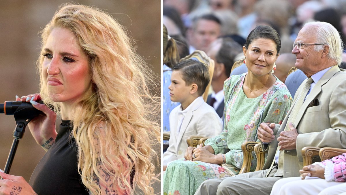 Peg Parnevik uppträdde på Victoriakonserten