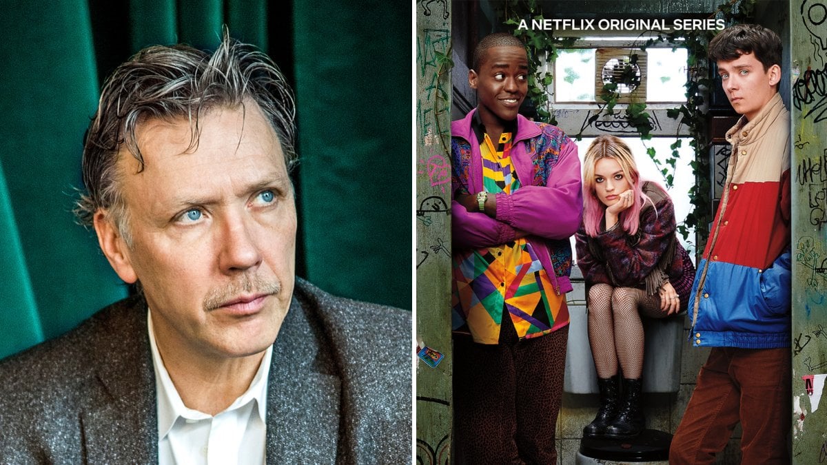 Mikael Persbrandt som rörmokaren Jakob i Sex education kommer inte vara med i säsong fyra. 