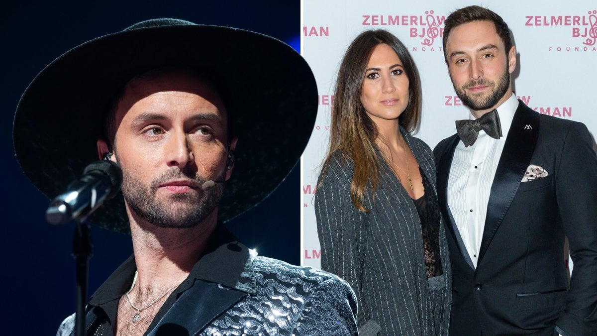 Måns Zelmerlöw avföljd av hustrun Ciara – spekulationerna