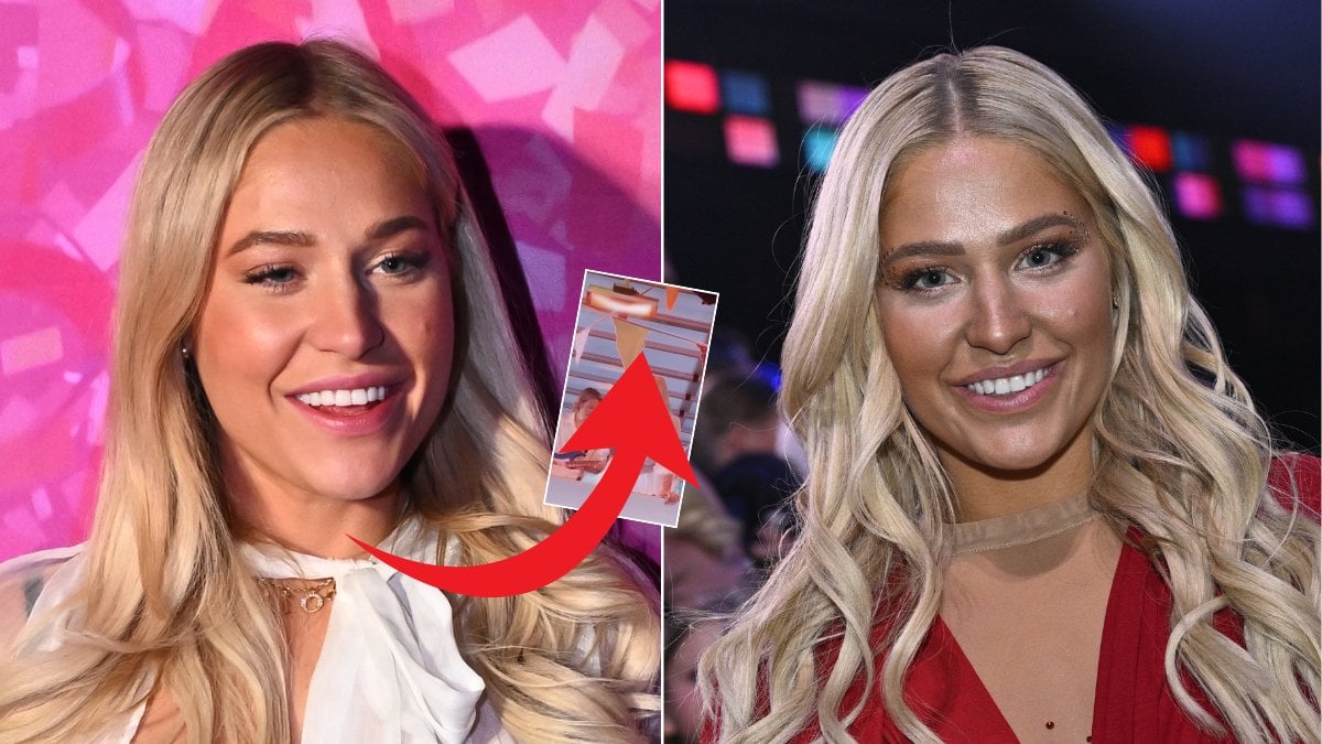 Klara Hammarström visar upp utseendeförändringen