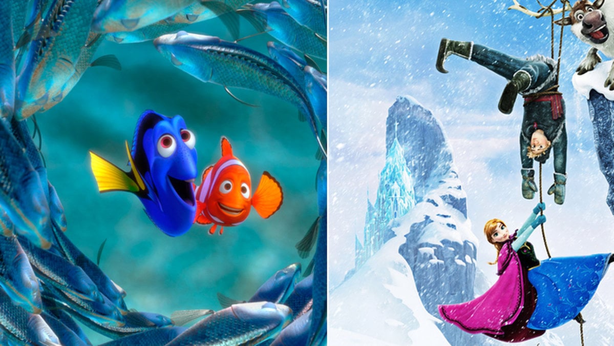 Hitta nemo och Frozen – se alla Disneyfilmer här.