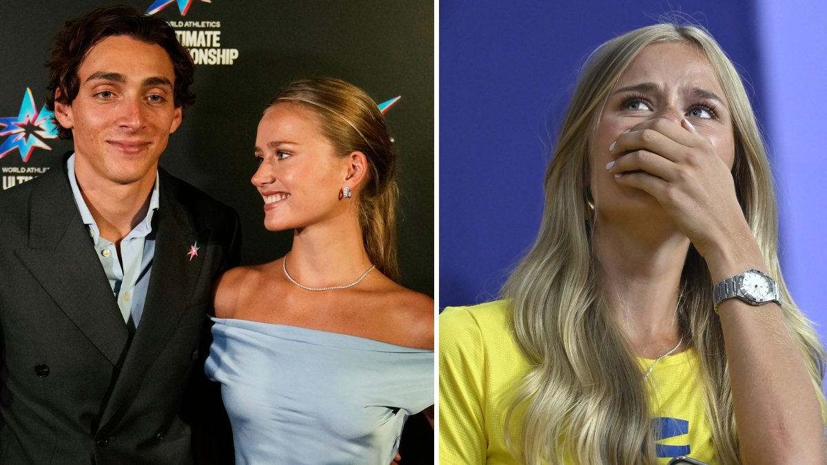 Desiré visar bebisbild med Mondo