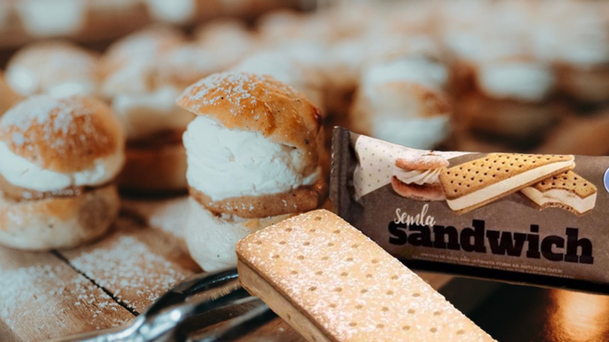 Sandwich med smak av semla 