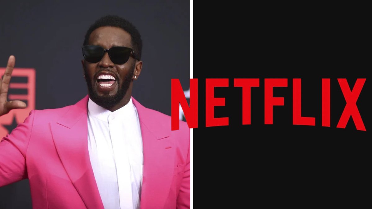P. Sean Diddy Combs och Netflix logga